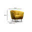Fauteuil demi-tonneau en polyester 38,19 po Broughton