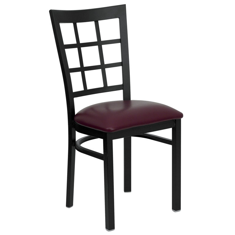 Chaise de restaurant en métal Prompton, Bourgogne