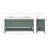 Magnolia 73" Double Bathroom Vanity Set-384440090