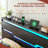 Bed Frame With Built-in Usb Charging, Noise-free Metal Design & Led Light Headboard-1176743035-1182069694