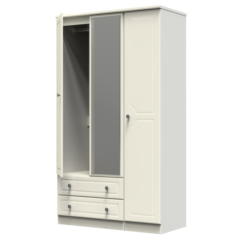Adala Manufactured Wood Wardrobe, Cream Ash