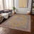Machine Washable Indoor/Outdoor Claudian ACN1651 Gold Rug-104366076