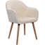 Mirakel 47cm H Velvet Upholstered Armchair-1458069190
