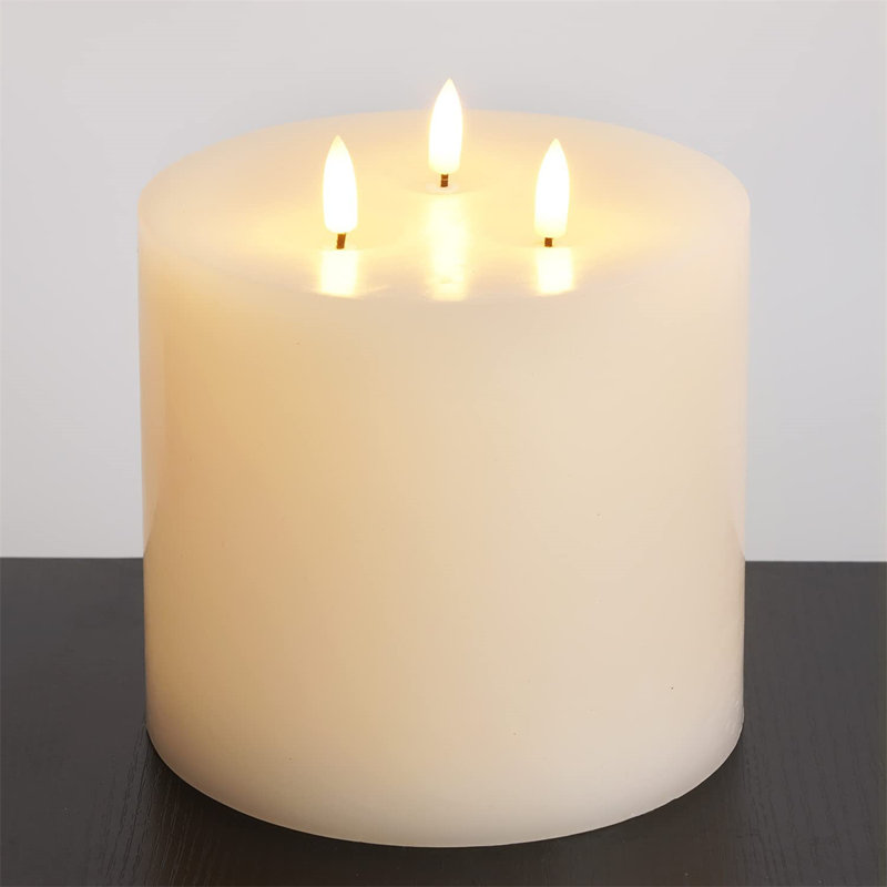 Unscented Flameless Pillar Candle