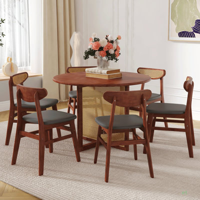 Caleia 42'' Round Dining Table Set