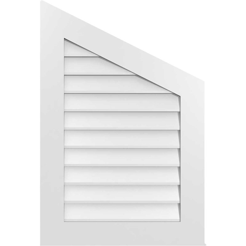 Évent en poire non-fonctionnel Signature, H 1 po x L 36 po x l 24 po