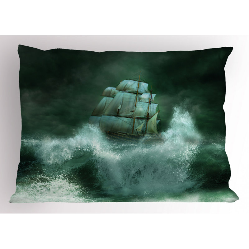 Pirate Pillow Sham, Twin