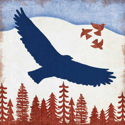 Aigle patriotique des bois