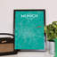 Munich City Map - No Frame Print-147588837