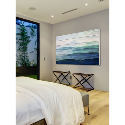 «Mountain Tops» par Parvez Taj - impression sur bois