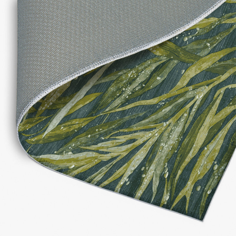 Tapis d'intérieur et d'extérieur vert Nature, Rectangle 4pi x 6 pi