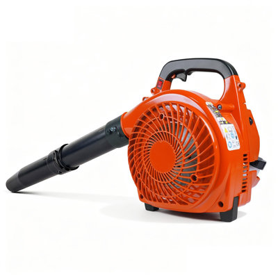 28CC Gas Powered Leaf Blower, 490 CFM 280 MPH Handheld 2-Cycle Engine Blower with Cruise Control, 1.1HP Lawn Care Tool for Leaves Driveway Garden Yard Cleaning and Light Snow