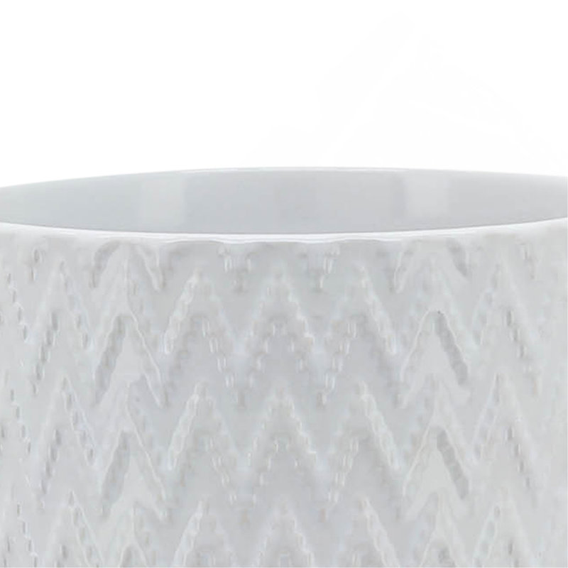 PLATEAU 5 "AVEC SUPPORT CHEVRON, BLANC