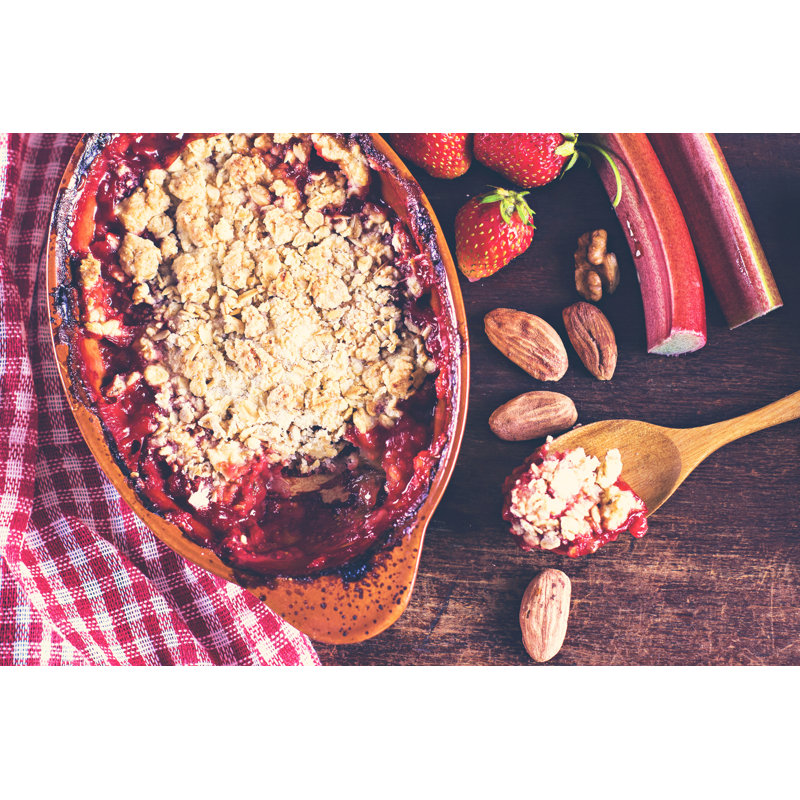 «Pie Crumble» - Photographie sur toile tendue, H 32 po x l 48 po