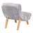 Kids Comfy Plush Lounge Chair - Sturdy Cushioned Accent Chair For Toddlers, Childrens Bedroom, Preschool, Daycare Chenille Fabric-107079758