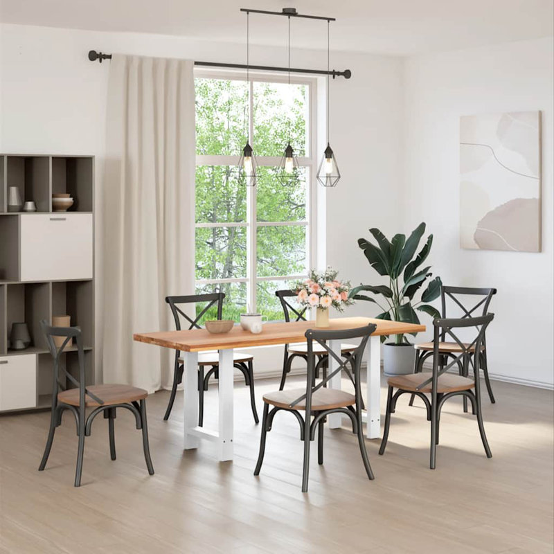 Seaira Coffee Table Legs Steel, 73cm H x 60cm W x 60cm D, White