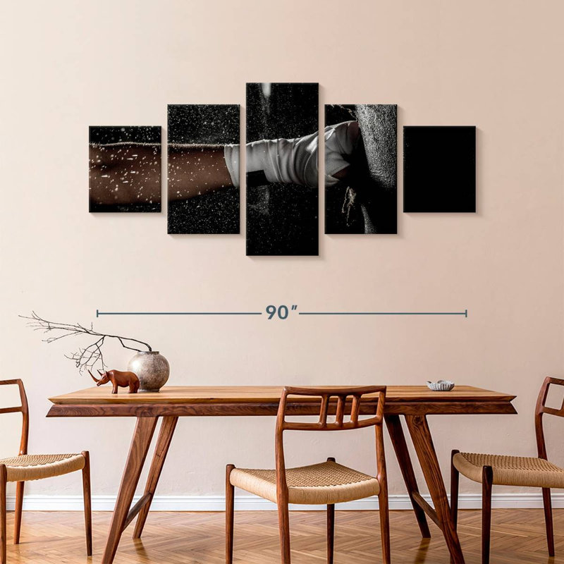 Boxing Jab, 42" H x 92" W