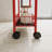 Red 6-Tier Rolling Cart Gap Kitchen Slim Slide Out Storage Tower Rack with Wheels-104579784