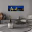 Buildings Lit Up At Dusk Westminster Bridge Big Ben Houses Of Parliament Westminster London England by Jerry Driendl Photography - Wrapped Canvas Panoramic Print-2029564250