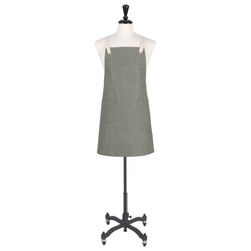 Solid Colour Bib Apron