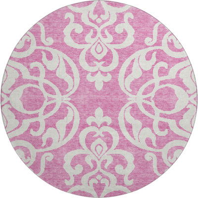 Premium Machine Washable Prisco Blush Rug