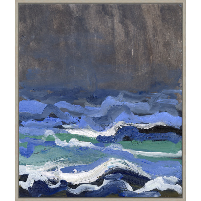 «Faire des vagues III 1», peinture sur toile