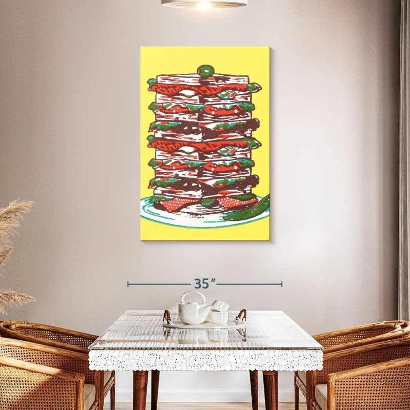 Yarlin Sandwich Tower, 45" H x 30" W