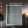56" - 60" W x 76" H Double Sliding Frameless Shower Door with 5/16"(8mm) Clear Tempered Glass