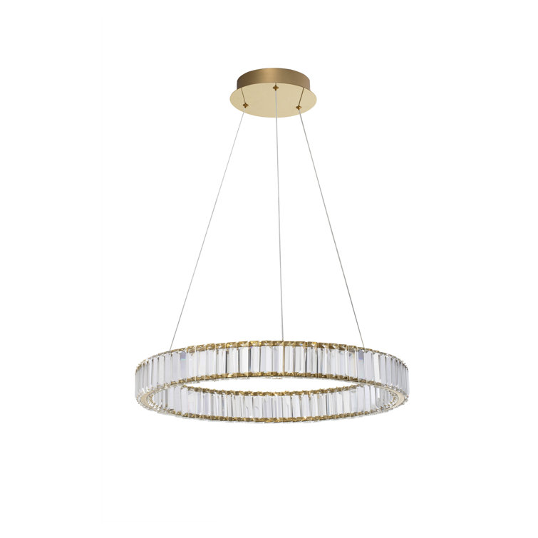 1 - Light Gold LED Unique/Statement Pendant