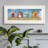 " Bright Beach Huts " Painting Print
