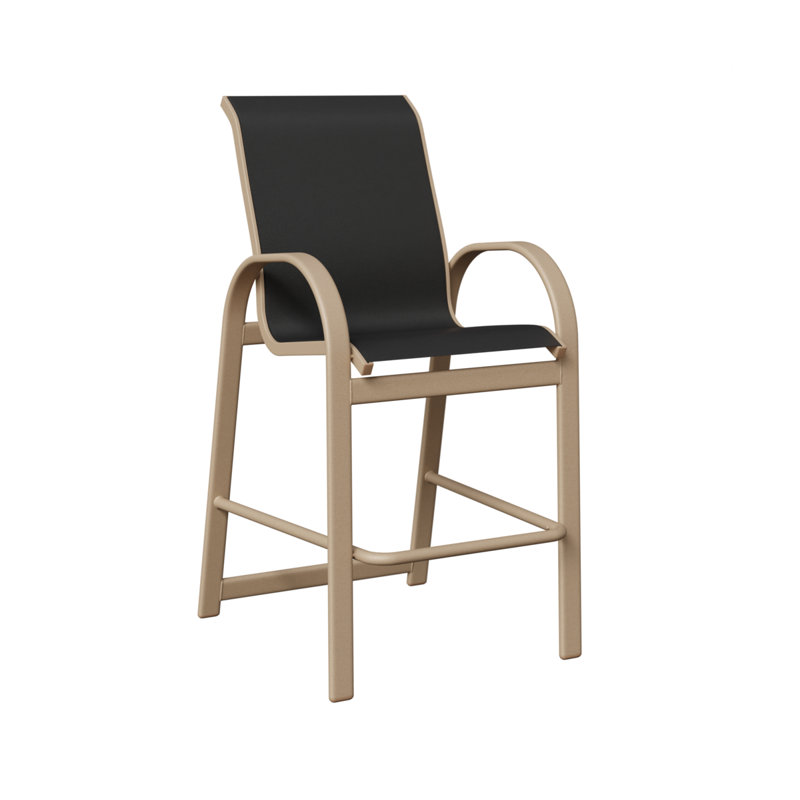 Fauteuil de bar berlinois Berlin Gardens, Sahara moucheté, Noir