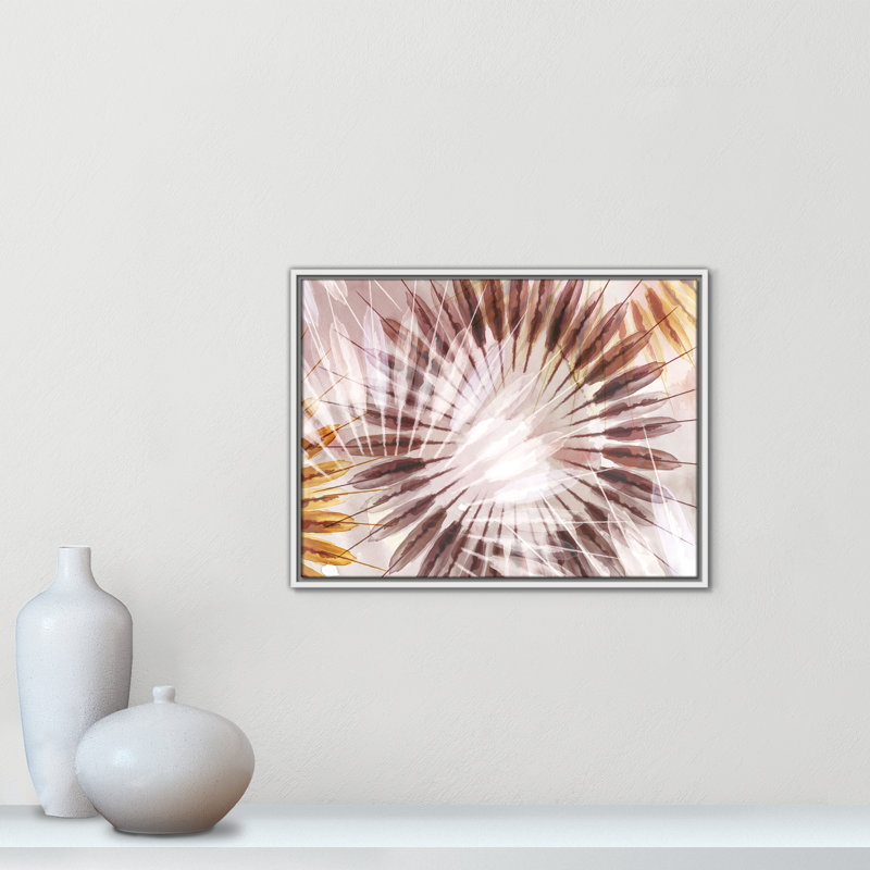 Danse des rayons II par Eva Watts, Blanc, H 19,5 po x l 25,5 po