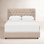 Tomey Upholstered Wingback Bed