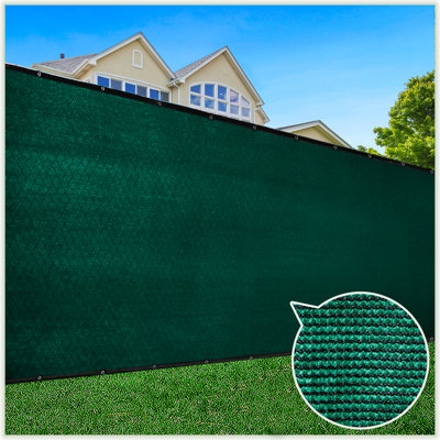 Royal Shade Privacy Screen Cover Windscreen with Heavy Duty Brass Grommets