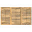 Acacia Solid Wood Outdoor Dining Table - 141 cm W 80.5 cm D