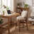 Modern Upholstered Counter Stool, Wingback Barstool, Counter Height Stool With Wood Legs-124824999-124580351