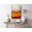 Reproduction de peinture à l'huile sur toile, "A Day In August", blanc, orange et rouge-2097066638