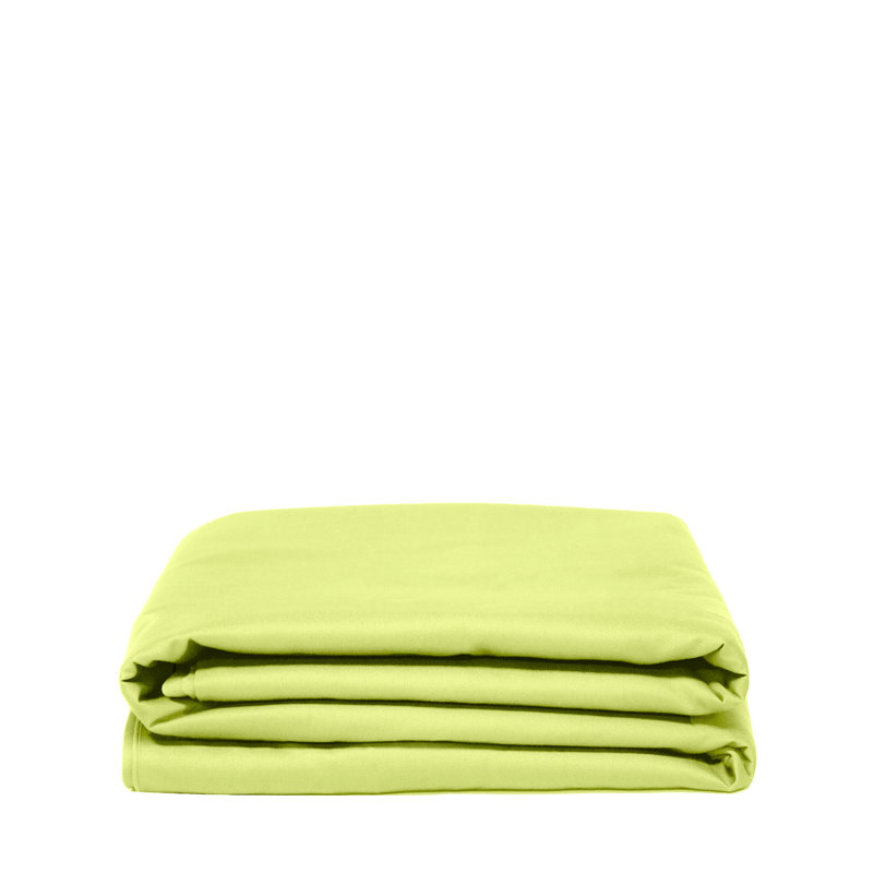 Housse de couette 100% coton percale, Housse de couette pour lit simple, Green