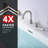 SUMERAIN Bathtub Faucet with Handheld Shower, Bath Tub Faucet with Single Lever Handle, Tub Filler-64610300