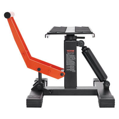Support pour vélo de terre, support pour vérin pour moto capacité de 440 lb et fonctionnement hydraulique, table de levage à hauteur réglable, pour la réparation du vélo de terre, entretien, accessoires de vélo de terre