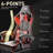 Gaming Chair, Ergonomic Computer Office Chair with Lumbar Support Footrest Headrest, Adjustable Height & Backrest Angle Video Gamer Chair, PU Leather, 360° Swivel, Adult, Black and Red-120344036