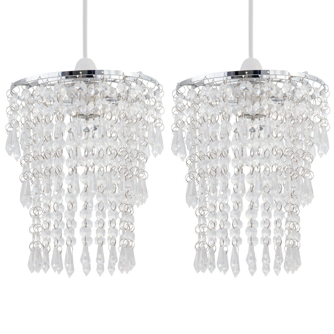 24cm H Plastic Drum Pendant Shade ( Uno )