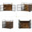  Dog Crate Furniture-Style Cages for Dogs Indoor with 2 Stainless Steel Bowls-461683931