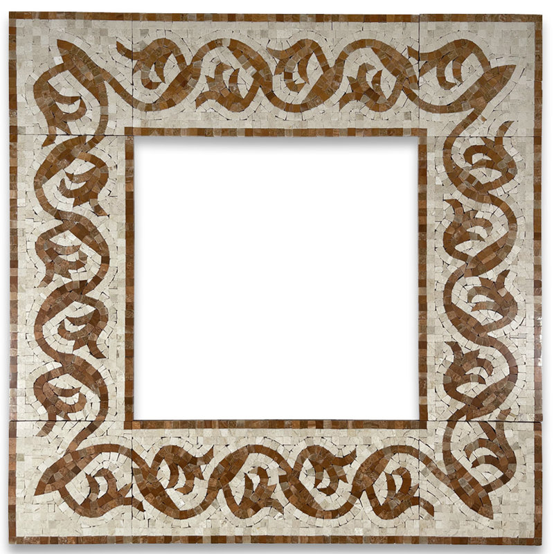 5.9 in. x 13.8 in. Marble Tile