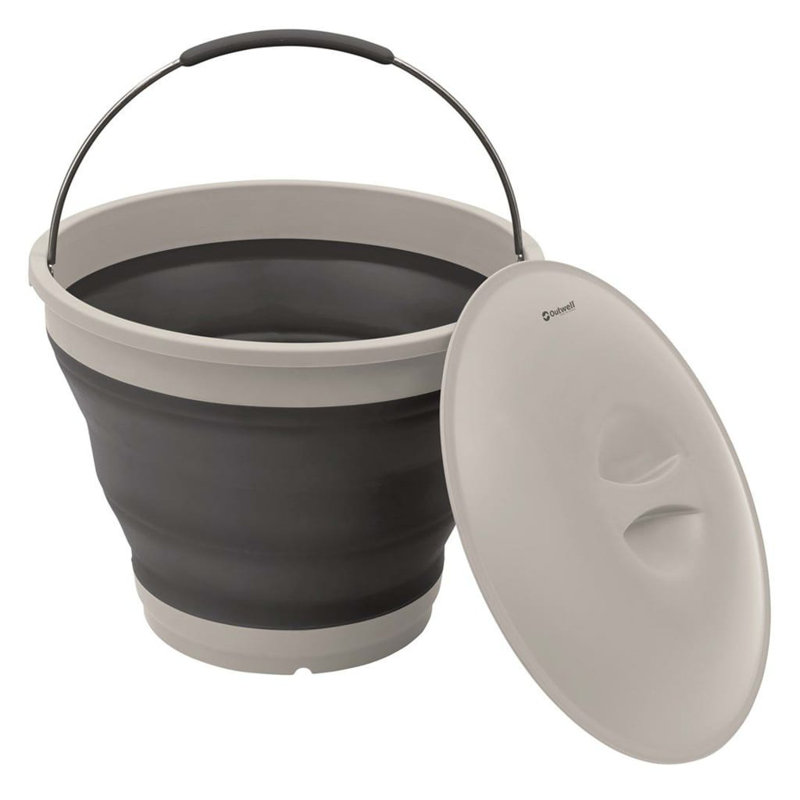 Outwell Collapsible Bucket with Lid 7.5L, Night Navy