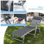 Chaise longue simple inclinable 71 po Fittleton