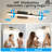 27.5" LED Bathroom Vanity Light Bar, Adjustable 5 CCT, 24W,Matte Black