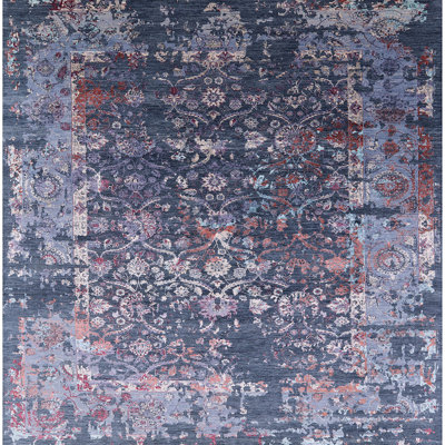 Tapis oriental mauve / bleu Overshores