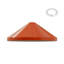 19cm H Metal Cone Lamp Shade ( Screw On )-974807908