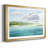 Clear Lagoon II - Matted and Framed Under Acrylic Glass, Large Living Room Wall Art-446484844-446484845